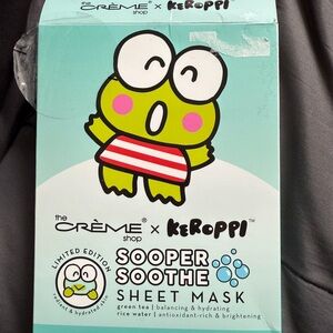 The Crème Shop x Keroppi Sooper Soothe Sheet Mask